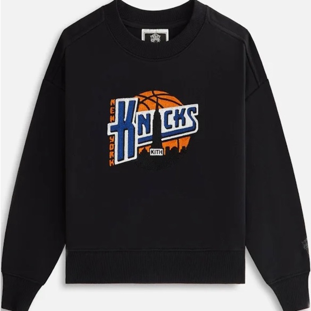 Kith x New York Knicks Kids City Nelson Crewneck
